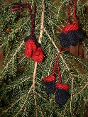 I-cord Christmas Wreath Ornament